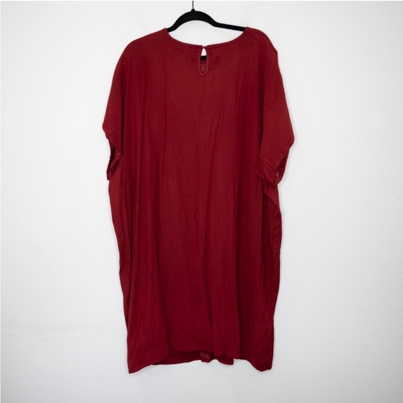 Universal Standard Isabelle Luxe Twill dress in Sandria Red. Size 10/12, NWT. - Picture 6 of 6